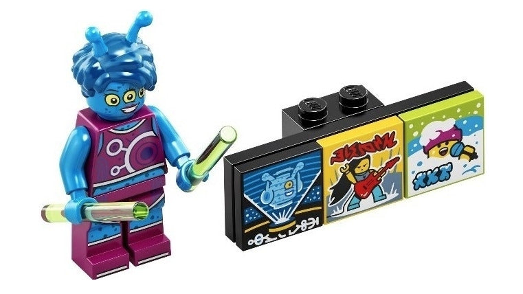 Lego Alien Dancer 43108 Bandmates Series 2 Vidiyo Minifigure