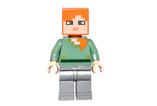 Lego Alex 21125 Flat Silver Legs Minecraft Minifigure