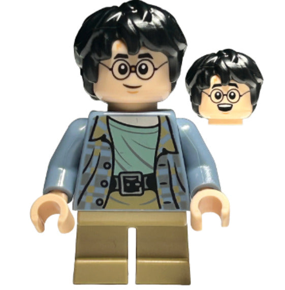 Lego Harry Potter 76417 Sand Blue Jacket Broken Glasses Harry Potter Minifigure