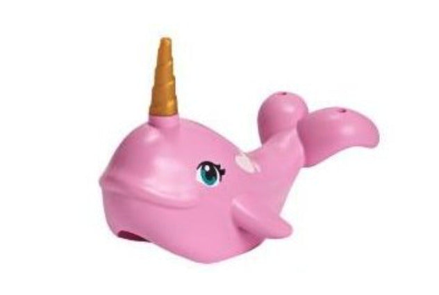 Lego Narwhal Bright Pink Whale with Pearl Gold Horn Animal Figure Minifigure