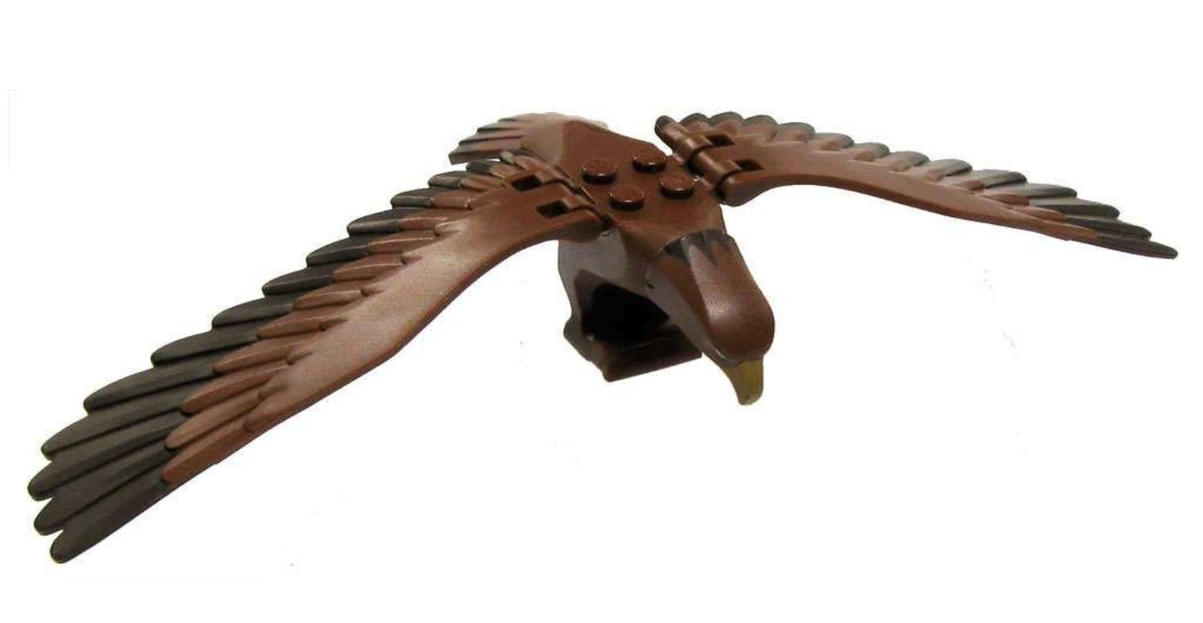 Lego Eagle 79017 Dark Brown Head Tail Feathers (Gwaihir) Animal Figure