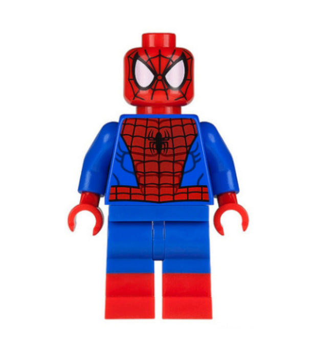 Lego Spider-Man 76037 Black Web Pattern, Red Boots Super Heroes Minifigure