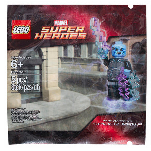 Lego Electro 5002125 Polybag Bluish Gray, Black Suit Super Heroes Minifigure