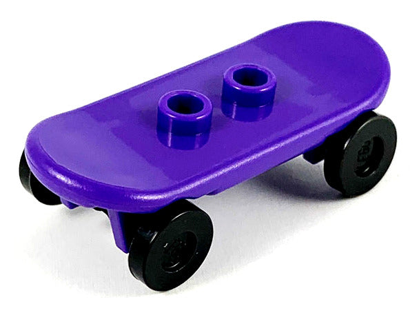 Lego Dark Purple Skateboard Deck with Black Wheels Utensil