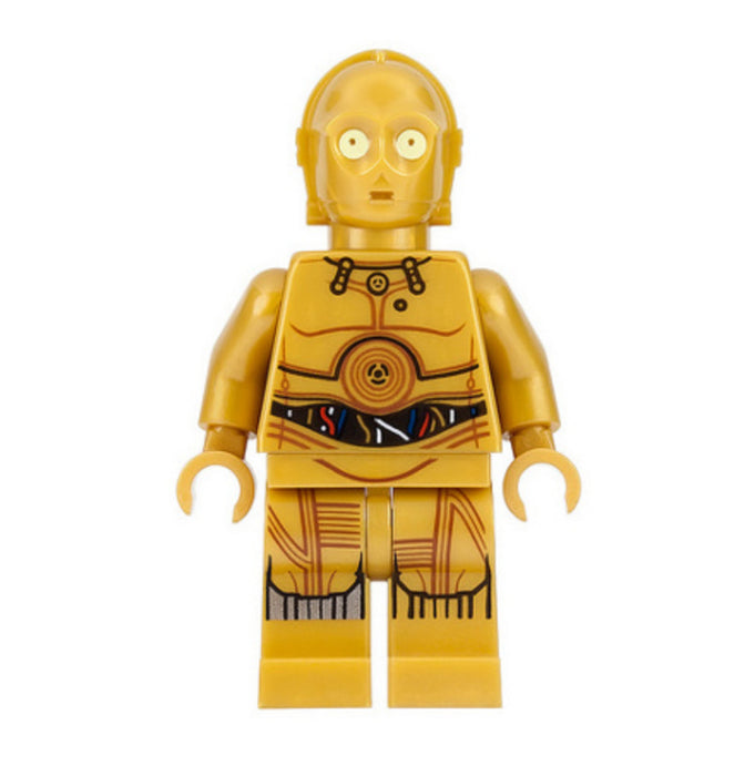 Lego C-3PO 75290 75159 75192 Colorful Wires, Episode 4/5/6 Star Wars Minifigure