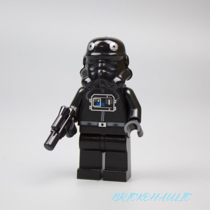 Lego Imperial TIE Fighter Pilot - Brown Head 7146 4479 Star Wars Minifigure