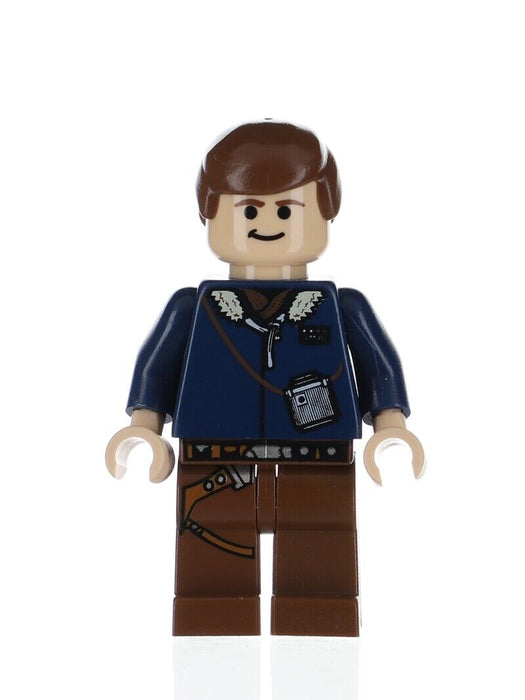 Lego Han Solo 6212 with Holster Pattern Light Flesh Head Star Wars Minifigure