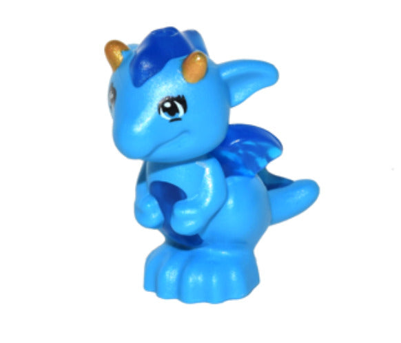 Lego Rayne Baby Dragon with Trans-Dark Blue Stomach Animal Elves Minifigure