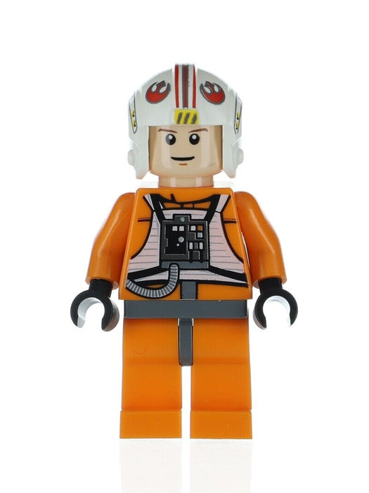 Lego Luke Skywalker 8129 9493 Pilot, Light Flesh Star Wars Minifigure