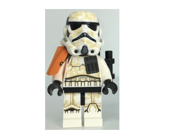 Lego Sandtrooper Squad Leader 75290 Orange Pauldron Star Wars Minifigure