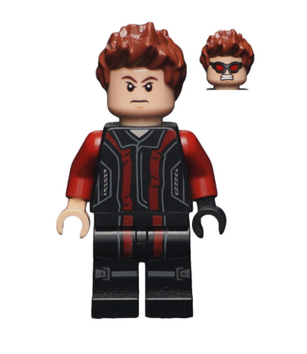 Lego Hawkeye 76030 76042 Black and Dark Red Suit Super Heroes Minifigure