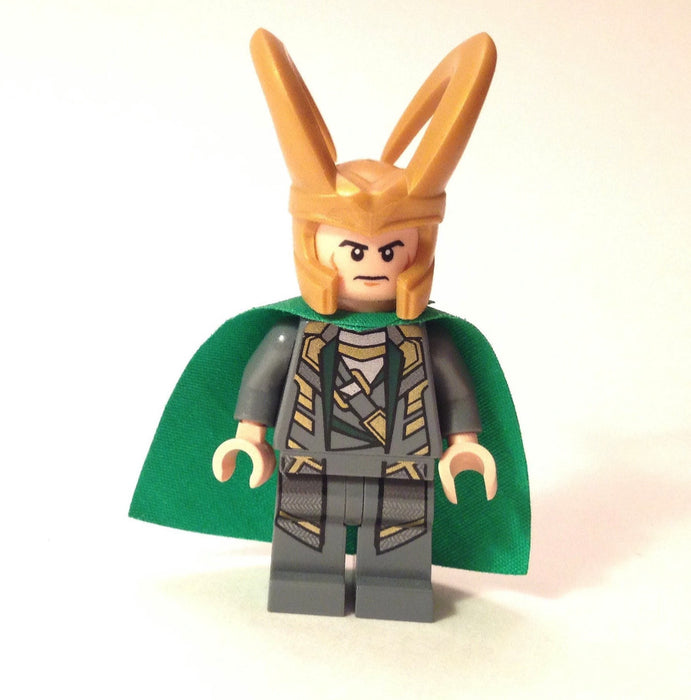 Lego Loki 6868 6867 6869 Starched Fabric Cape Super Heroes Avengers Minifigure