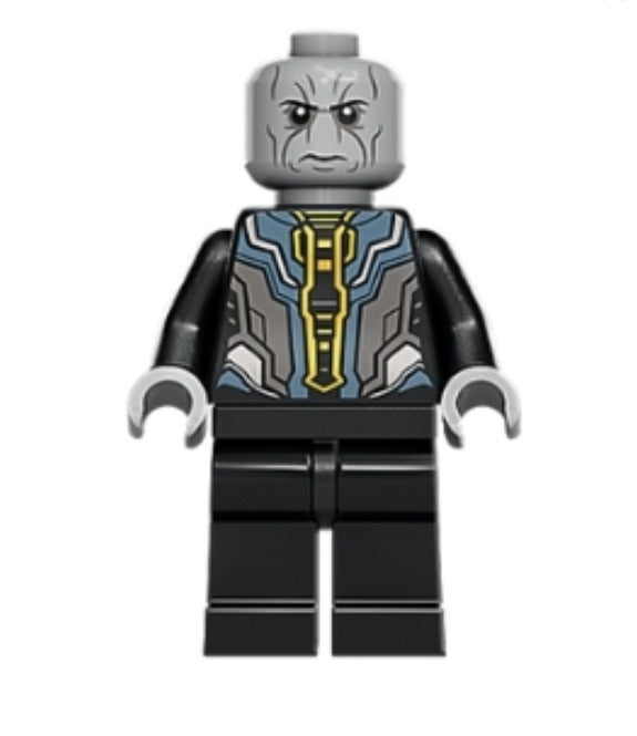 Lego Ebony Maw 76218 Light Bluish Gray Head Super Heroes Minifigure