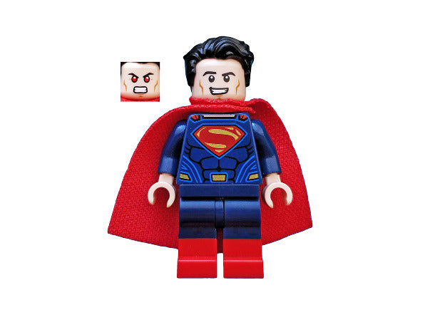 Lego Superman 76046 Red Boots Tousled Hair Super Heroes Minifigure