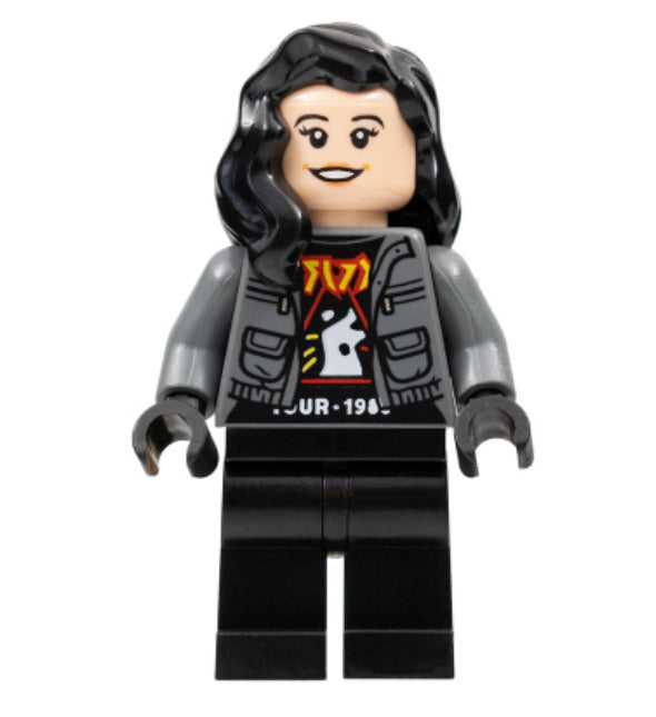 Lego Zia Rodriguez 76944 Dark Bluish Gray Jacket Jurassic World Minifigure