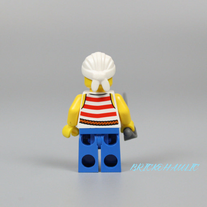 Lego Pirate 9, 40158 Red and White Stripes, Blue Legs Pirates III Minifigure