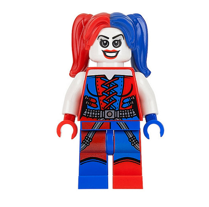 Lego Harley Quinn 76053 Blue and Red Hands & Pigtails Super Heroes Minifigure