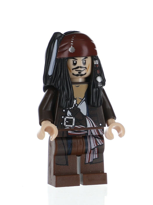 Lego Captain Jack Sparrow with Jacket 4184 Pirates of the Caribbean Minifigure