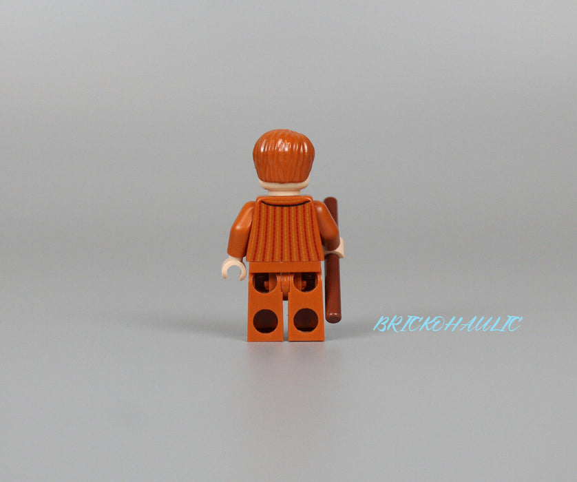 Lego Fred / George Weasley 10217 Dark Orange Suit Harry Potter Minifigure