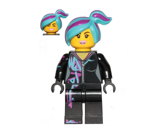 Lego Lucy Wyldstyle 70847 Magenta Lined Hoodie The LEGO Movie 2 Minifigure