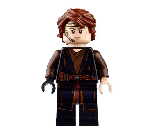 Lego Anakin Skywalker 75281 Dirt Stains Headset Episode 3 Star Wars Minifigure