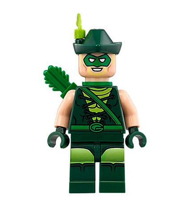 Lego Green Arrow 70919 Green Hat w/ Feather Batman Movie Super Heroes Minifigure