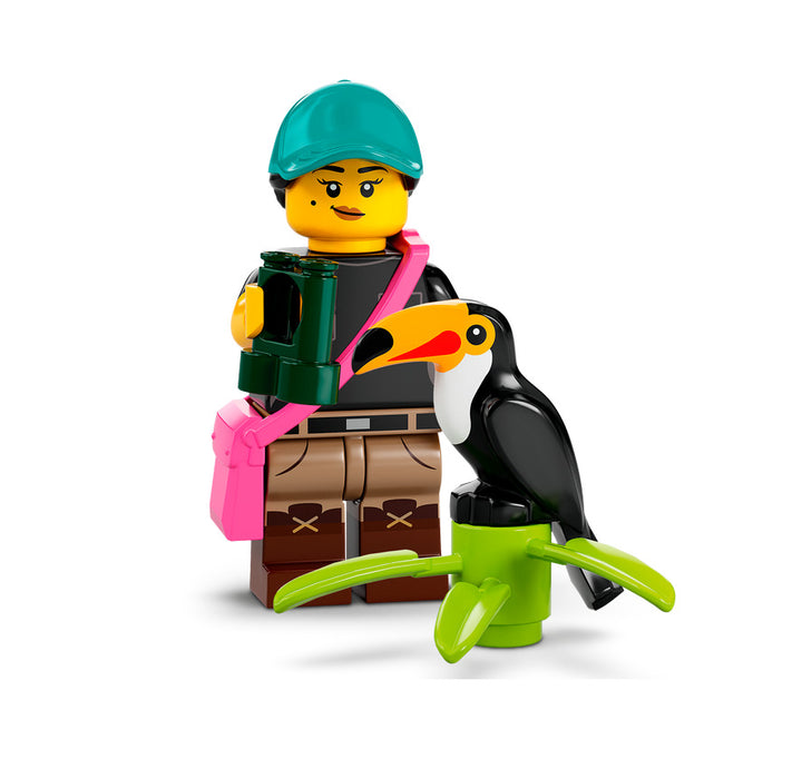 Lego Bird Watcher with Toucan 71032 Collectible Series 22 Minifigure