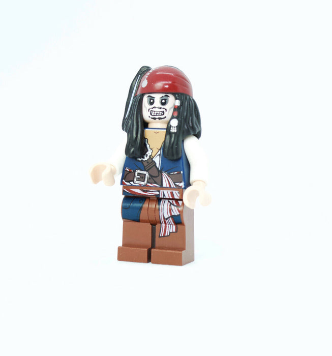 Lego Captain Jack Sparrow Skeleton 4181 Pirates of the Caribbean Minifigure