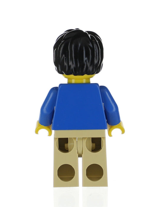 Lego Harry Potter 4755 Blue Open Shirt Torso, Tan Legs Minifigure