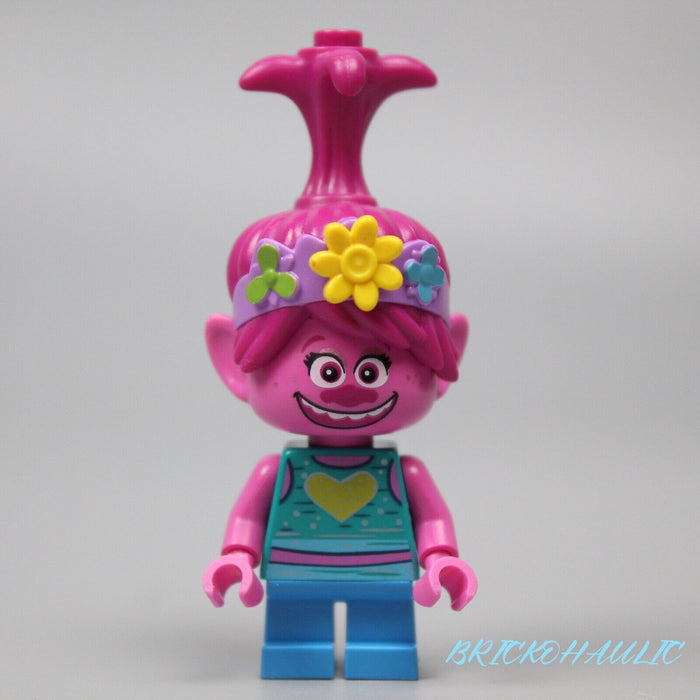 Lego Poppy with Yellow Flower Trolls World Tour Minifigure