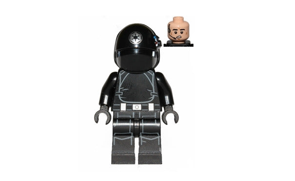 Lego Imperial Gunner 75034 Open Mouth Silver Imperial Logo Star Wars Minifigure