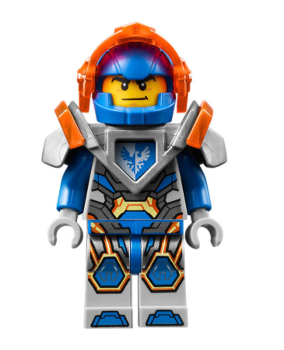 Lego Clay 70351 70353 Trans-Neon Orange Visor  Nexo Knights Minifigure