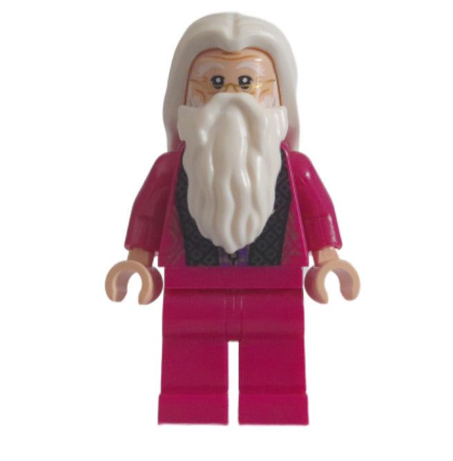 Lego Albus Dumbledore 30435 Magenta Robe Plain Legs Harry Potter Minifigure