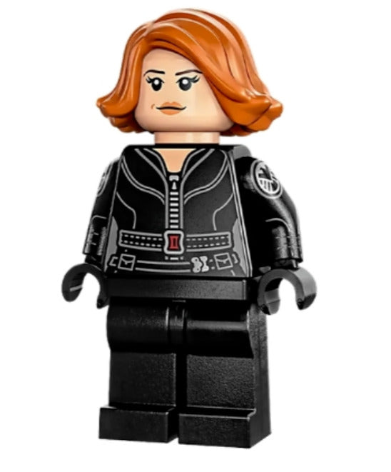 Lego Black Widow 76248 Orange Short Hair Plain Legs Super Heroes Minifigure