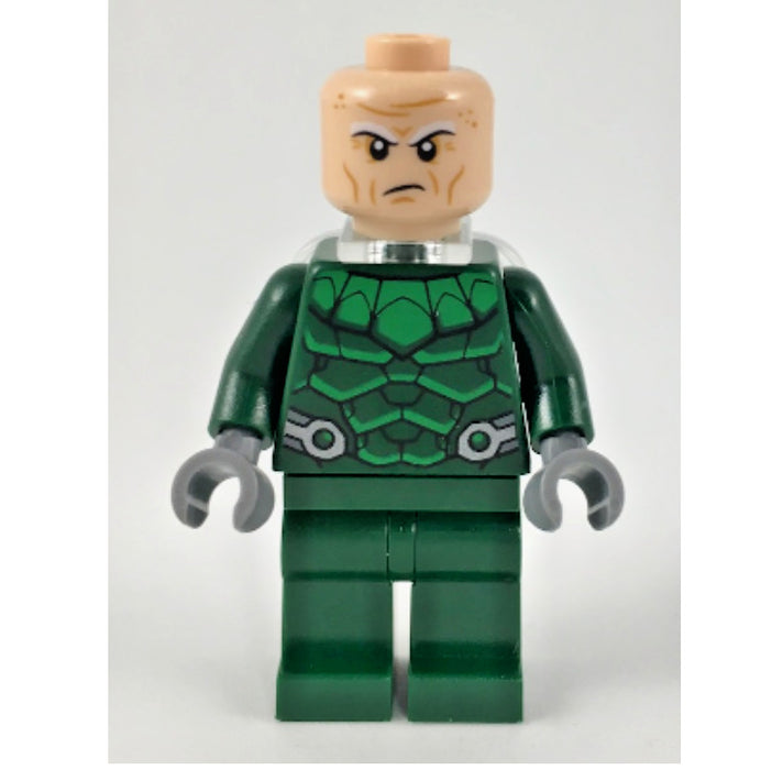 Lego Vulture 76114 Dark Green Costume, Neck Bracket Super Heroes Minifigure