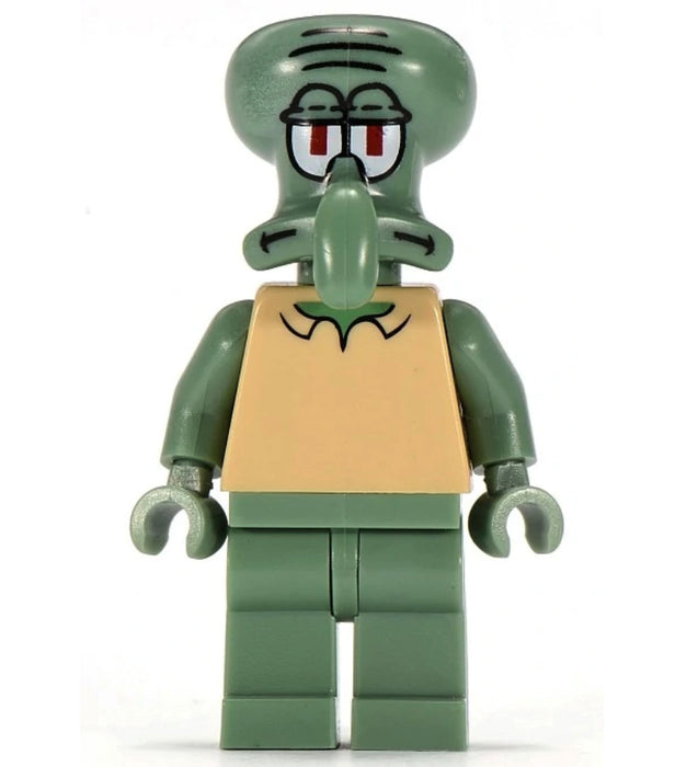 Lego Squidward 3834 Modified Head SpongeBob SquarePants Minifigure