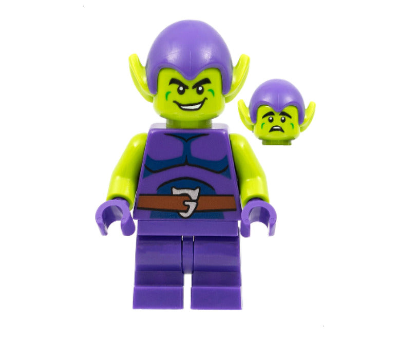 Lego Green Goblin 10790 10784 10781 Lime Skin Super Heroes Minifigure