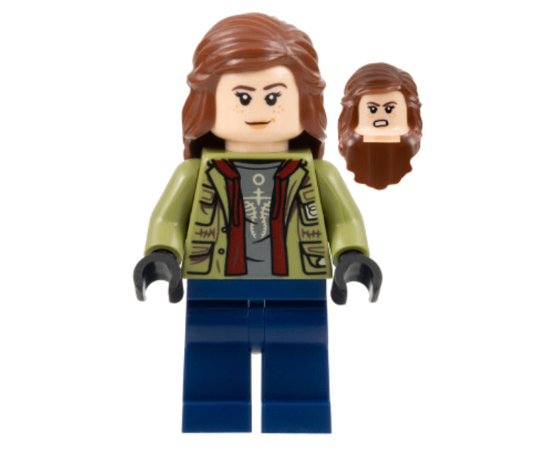 Lego Maisie Lockwood 76943 Green Jacket Brown Hair Jurassic World Minifigure