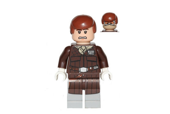 Lego Han Solo Hoth Snow Goggles and Tan Bandana polybag Star Wars Minifigure