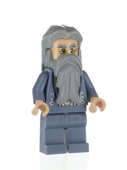 Lego Albus Dumbledore 4842 with Silver Embroidery Harry Potter Minifigure