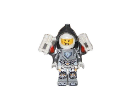 Lego Lance 70324 Flat Silver Visor and Armor, Jet Pack Nexo Knights Minifigure