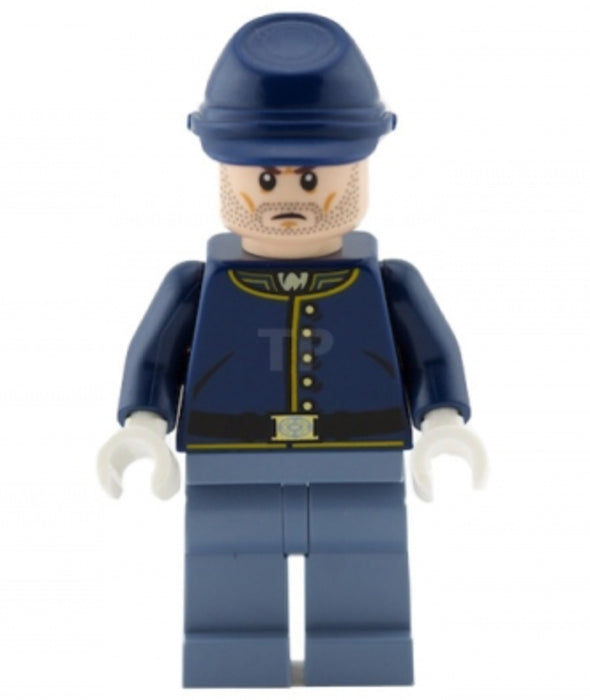 Lego Cavalry Soldier 79106 Brown Eyebrows, Stubble The Lone Ranger Minifigure