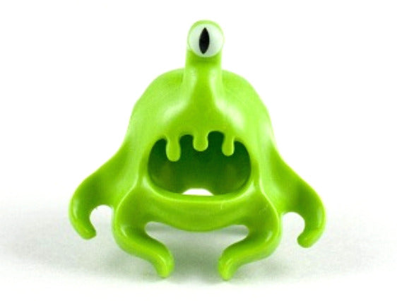 Lego Lime Alien Clinger with White Eye with Black Pupil Animal Minifigure