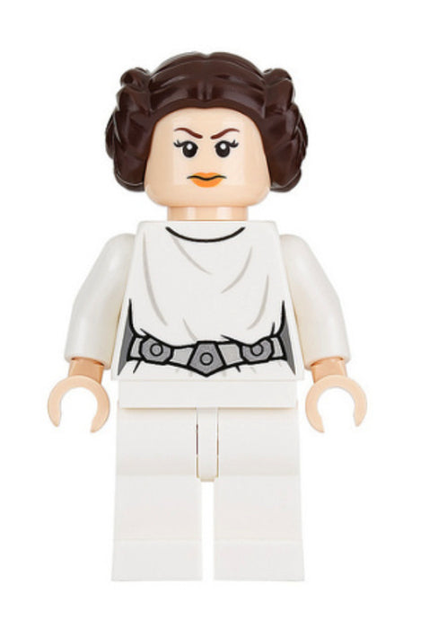 Lego Princess Leia 75159 White Dress, Detailed Belt Star Wars Minifigure