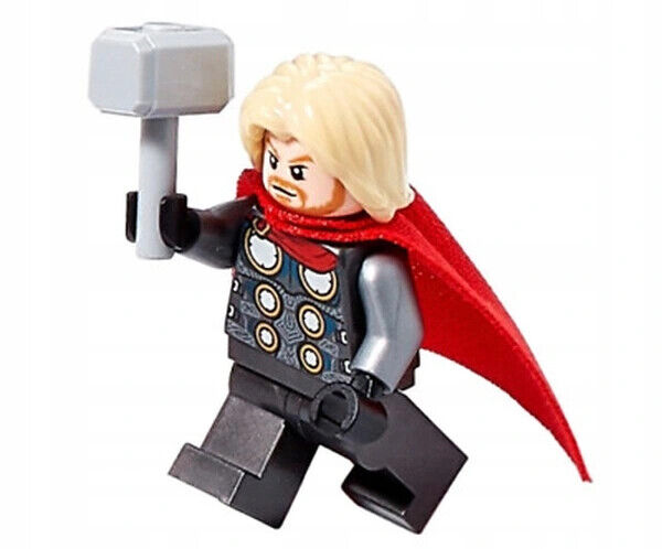 Lego Thor 76153 76142 Spongy Cape Pearl Dark Gray Legs Super Heroes Minifigure