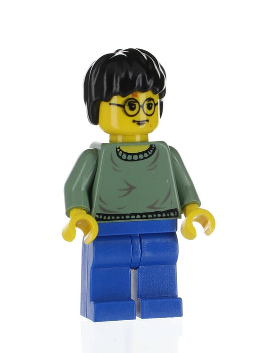 Lego Harry Potter 4720 Sand Green Sweater Torso, Blue Legs Minifigure