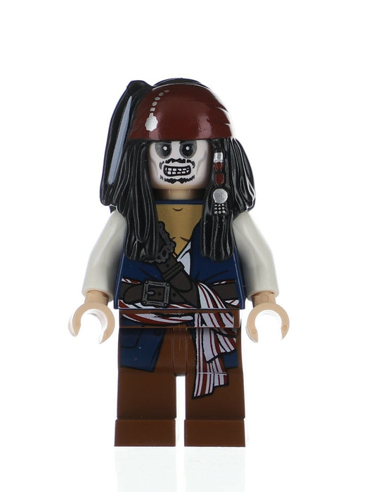 Lego Captain Jack Sparrow Skeleton 4181 Pirates of the Caribbean Minifigure