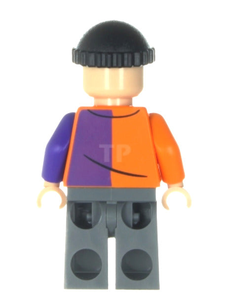 Lego Two-Face's Henchman 6864 Orange Purple, Sunglasses Super Heroes Minifigure