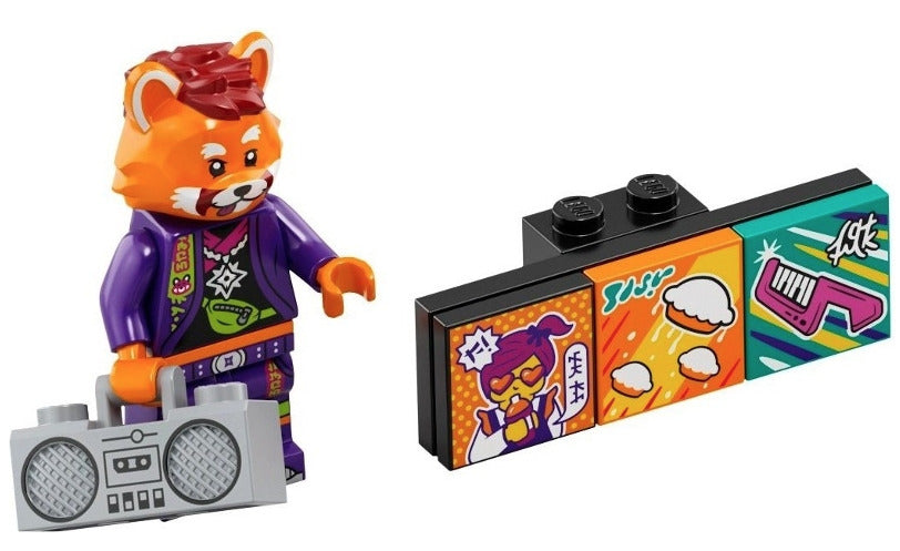 Lego Red Panda Dancer 43101 Bandmates Series 1 Vidiyo Minifigure