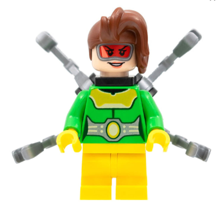 Lego Doc Ock 10783 Female Medium Legs Flat Silver Arms Super Heroes Minifigure